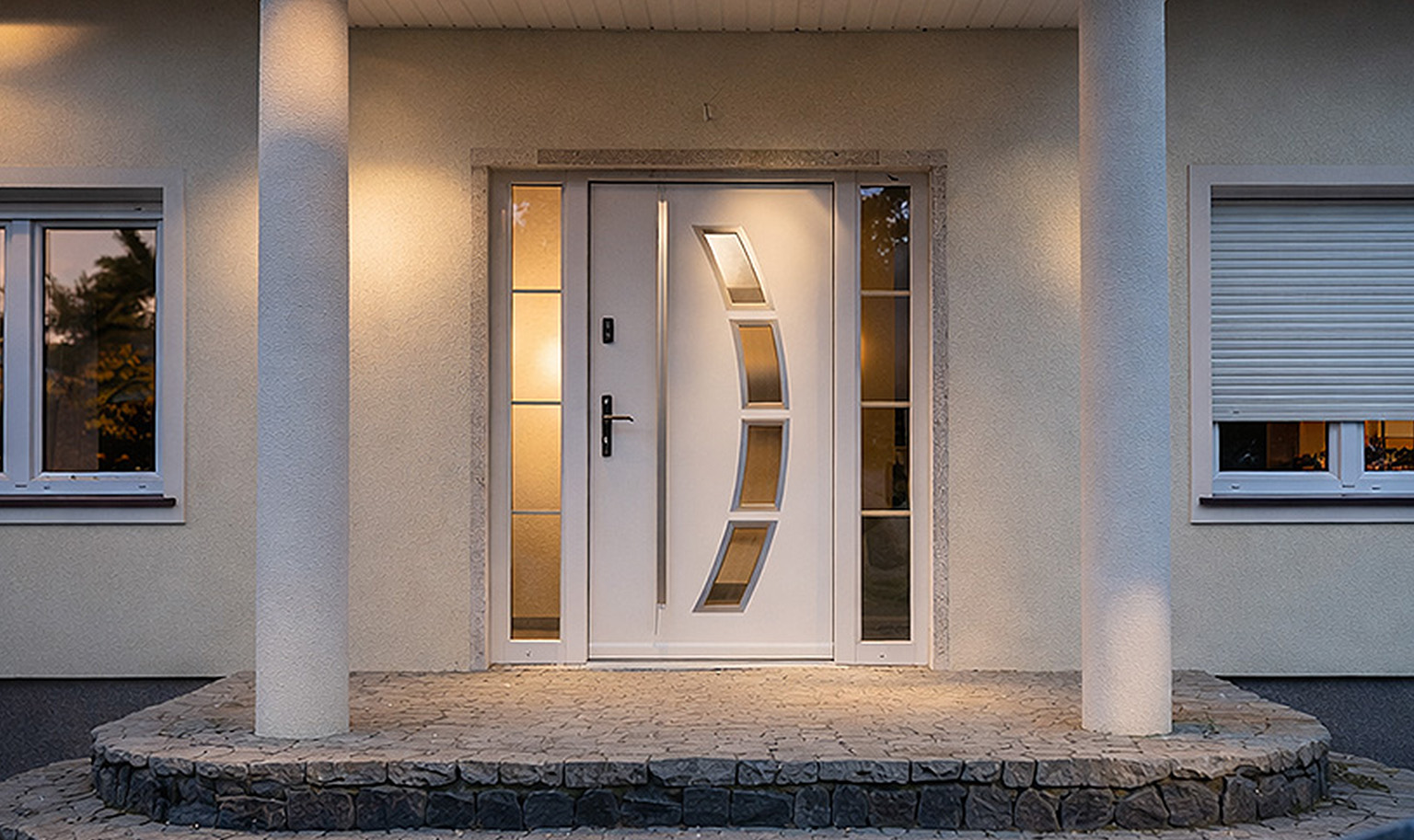 Drzwi zewnętrzne nowoczesne